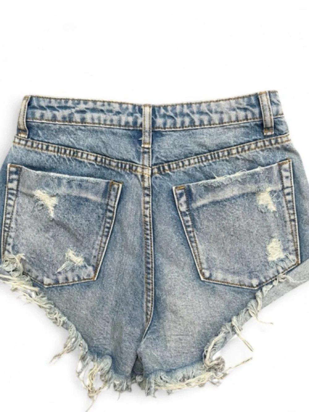 denim shorts